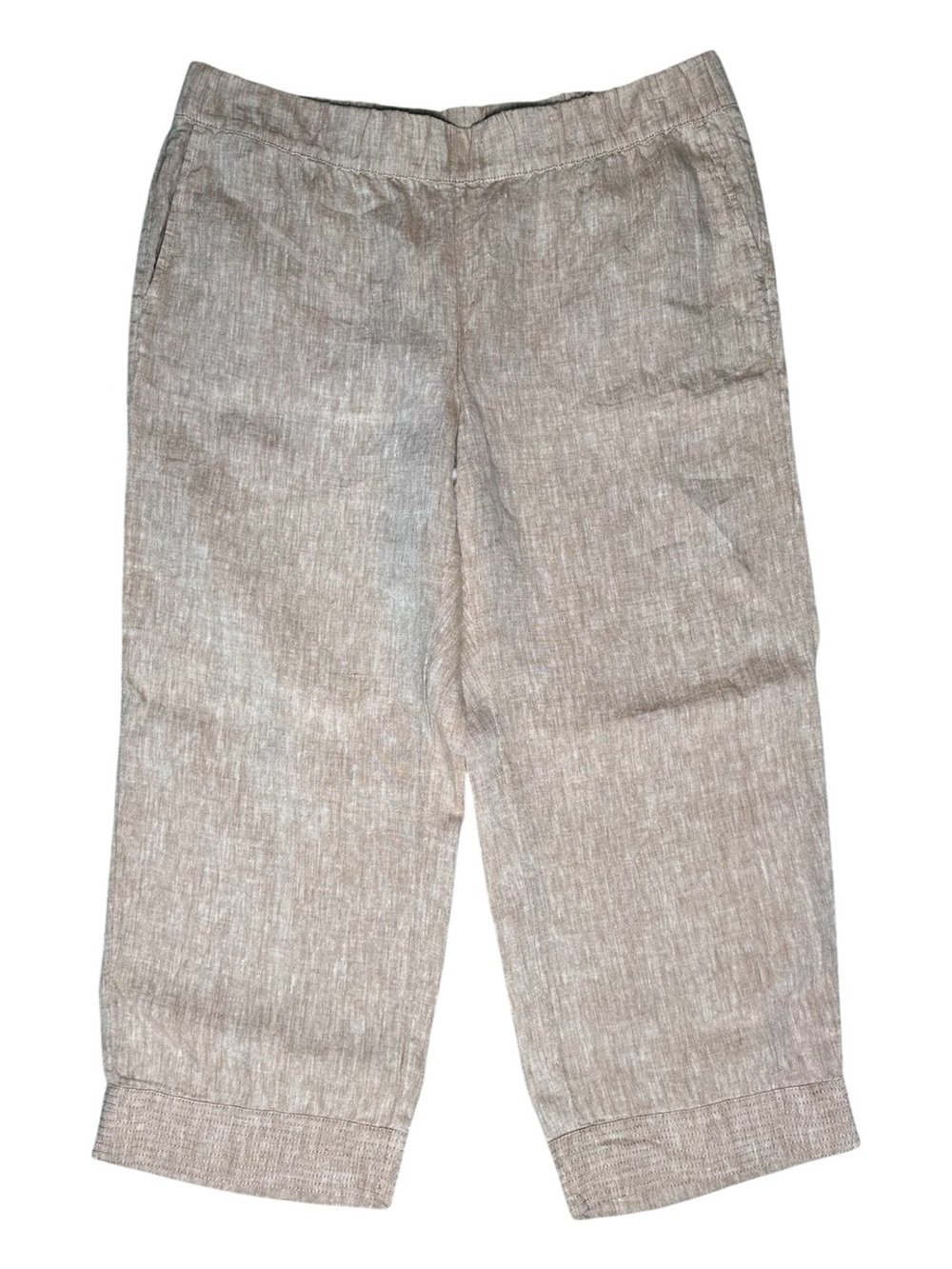 Pure Jill Linen Capris Brownish Pink Size Large